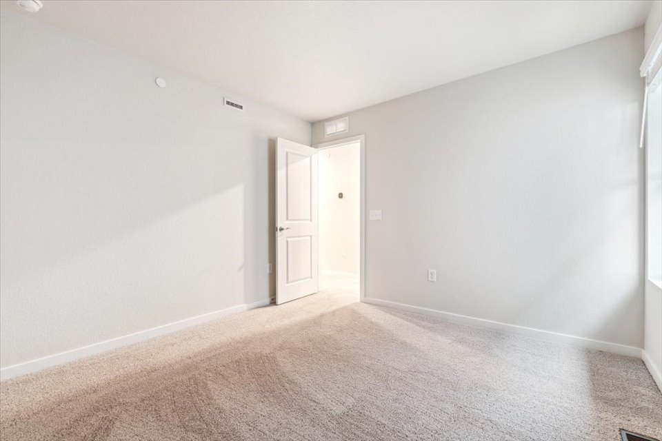 A room with white walls.