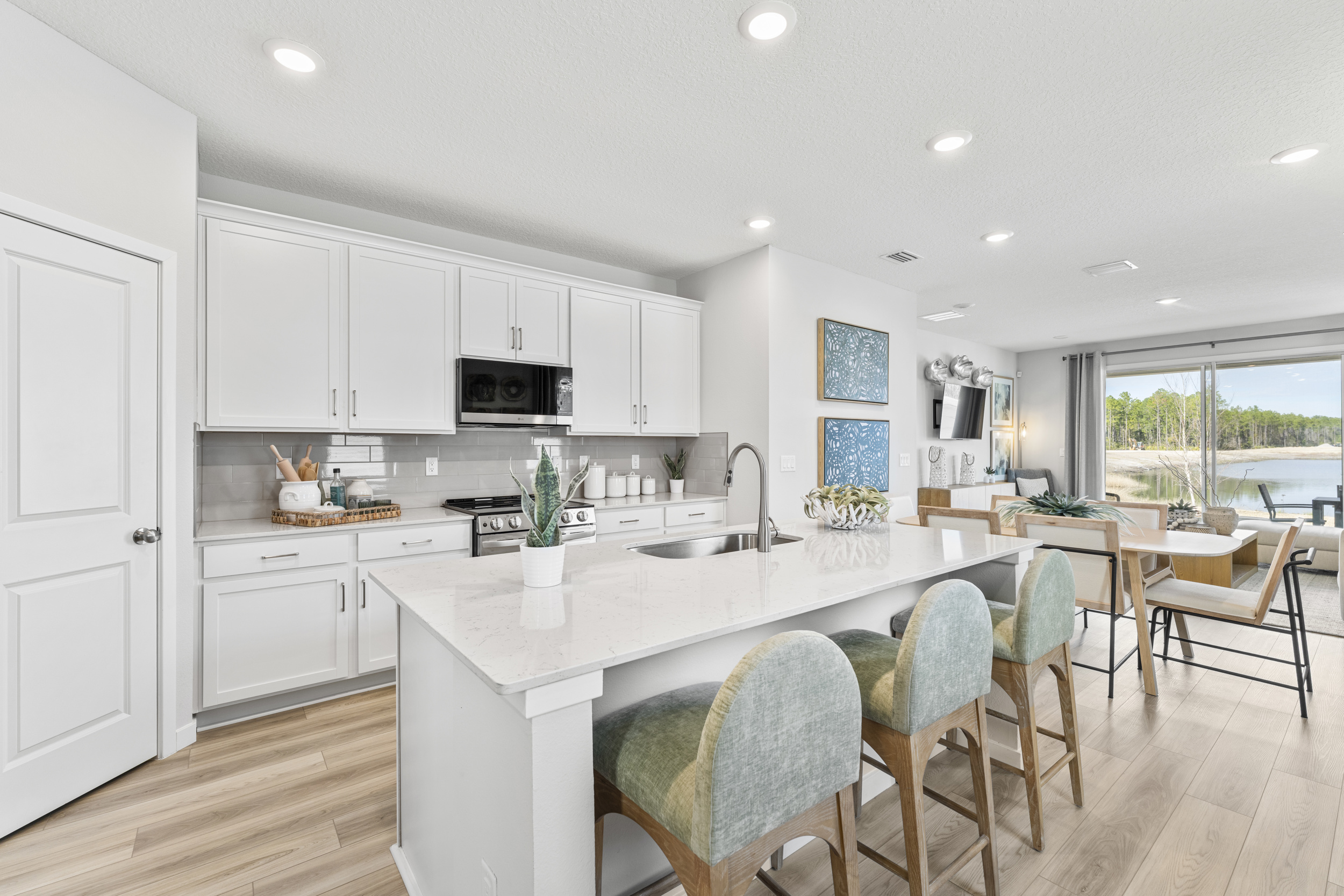 Laurel II Floor Plan Chef's Kitchen at The Preserve at Camden Woods