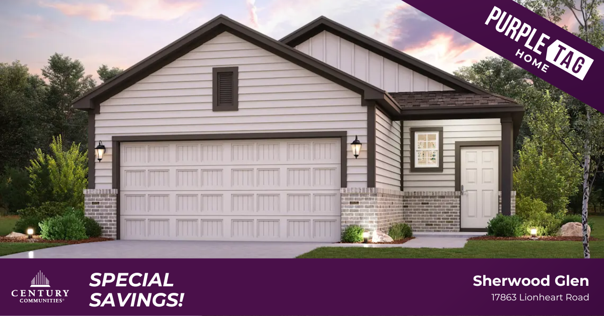 A house with a garage.