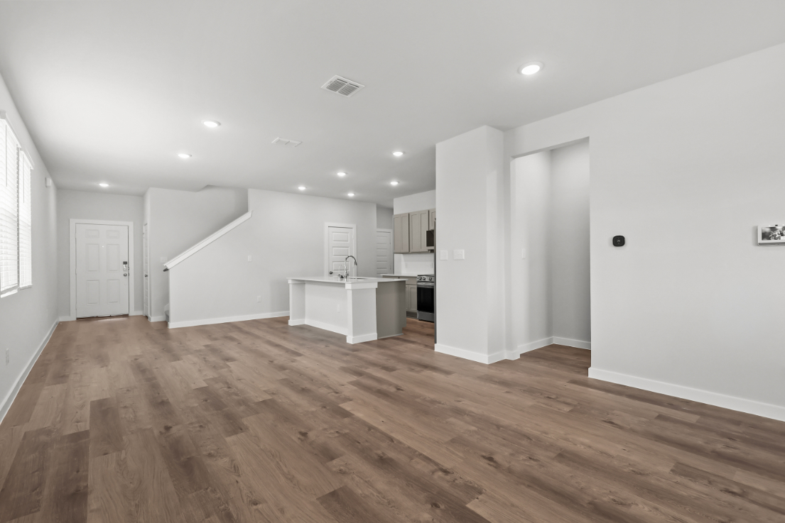 A large empty room.